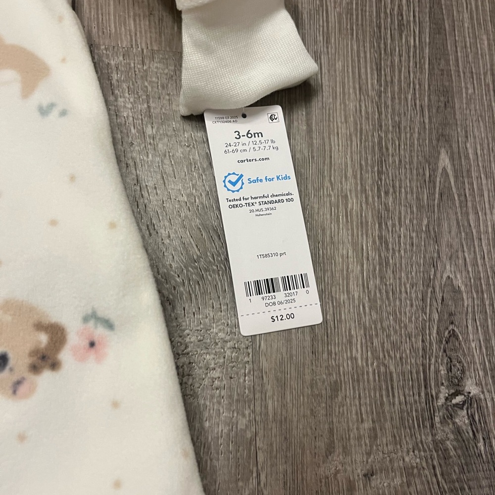 Lot of 3 Carter's 3 Month Items- Sleep Sacks and Bodysuits- NWT - Picture 10 of 11